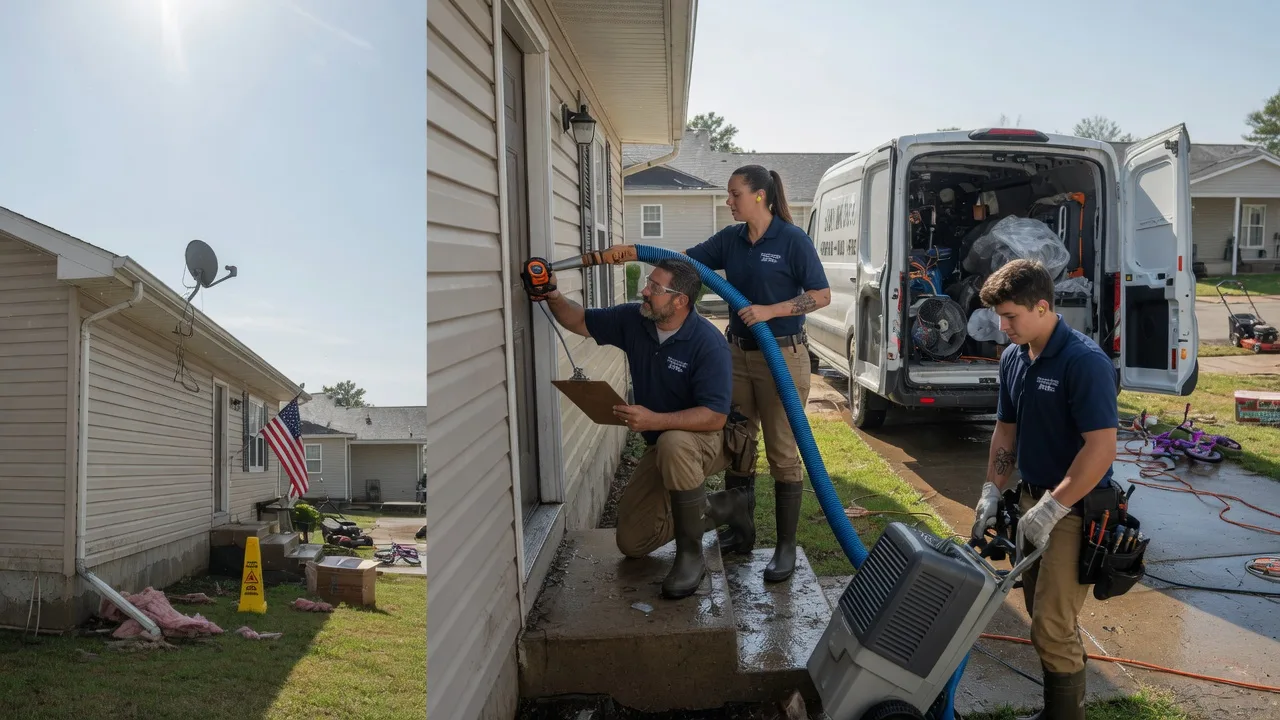 Ceiling Water Damage Restoration in Ratliff City, OK near me