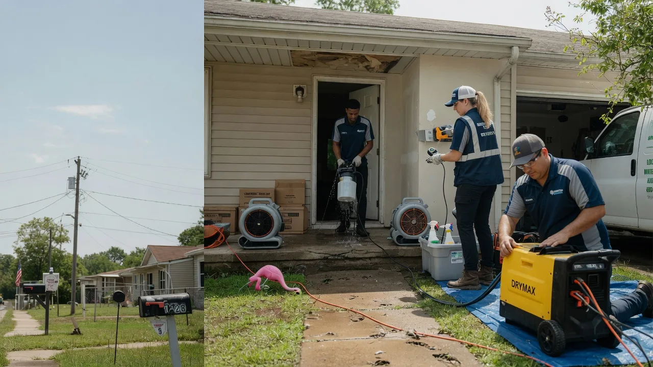 Storm Damage Water Removal in Ratliff City, OK near me